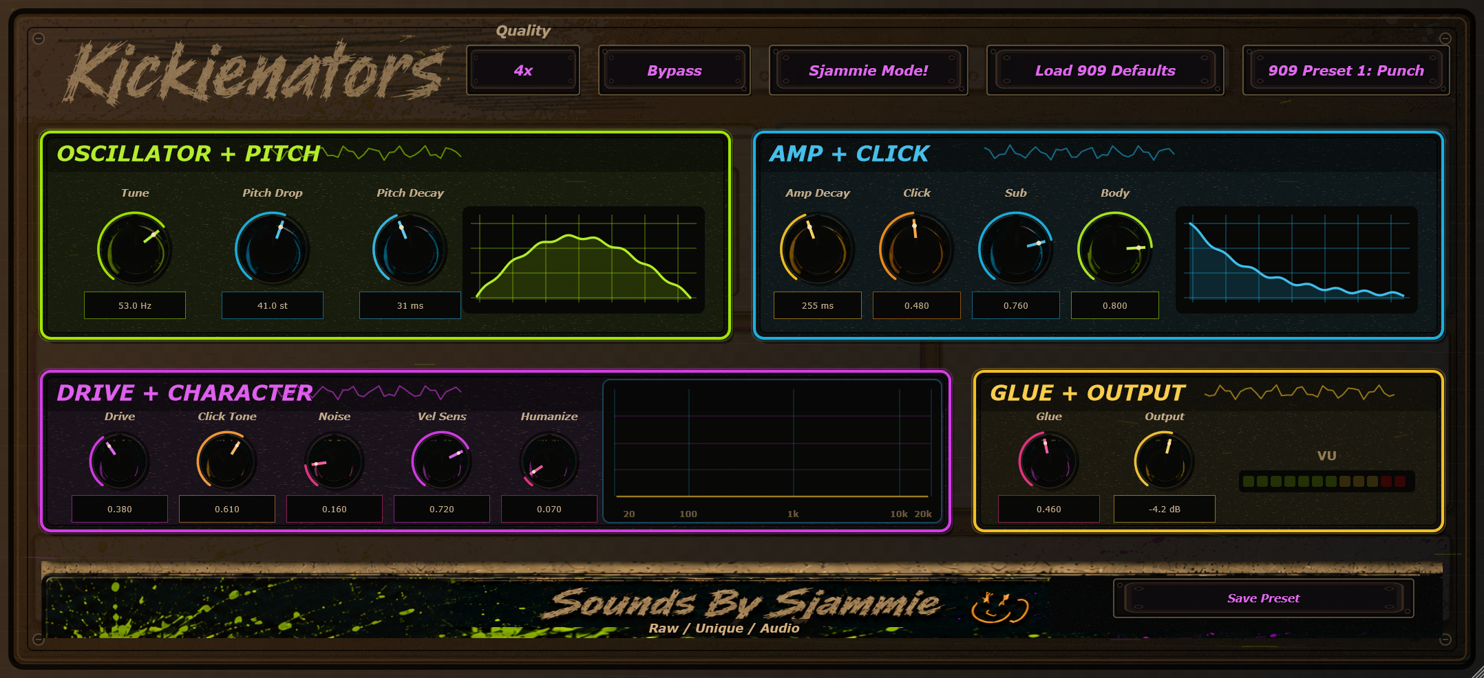 Kickienators โ original plugin artwork