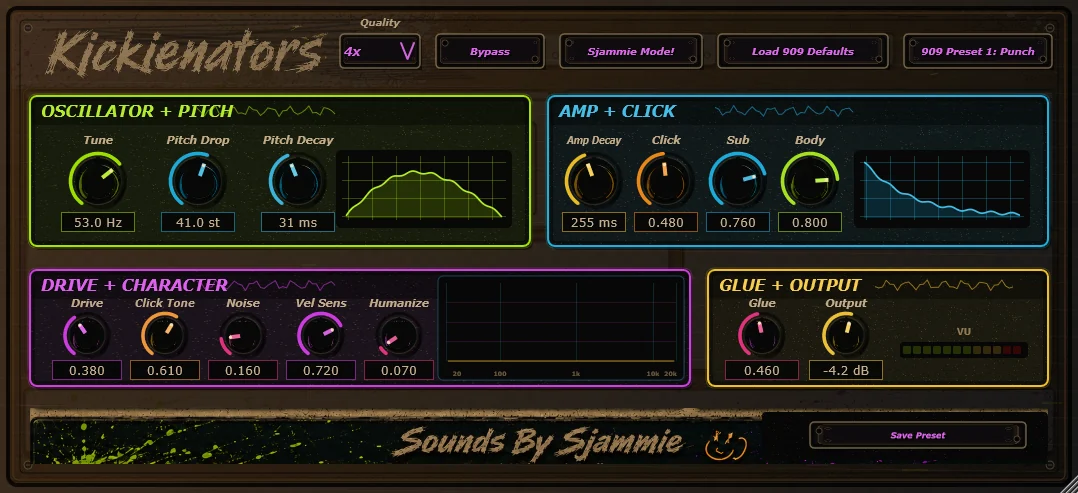 Kickienators plugin interface